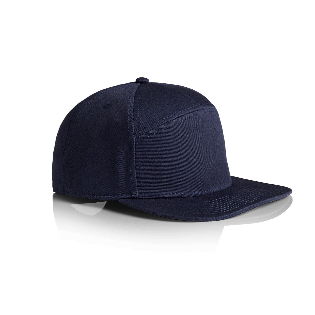 Stock 7-panel Cap - MIDNIGHT_BLUE - SIDE