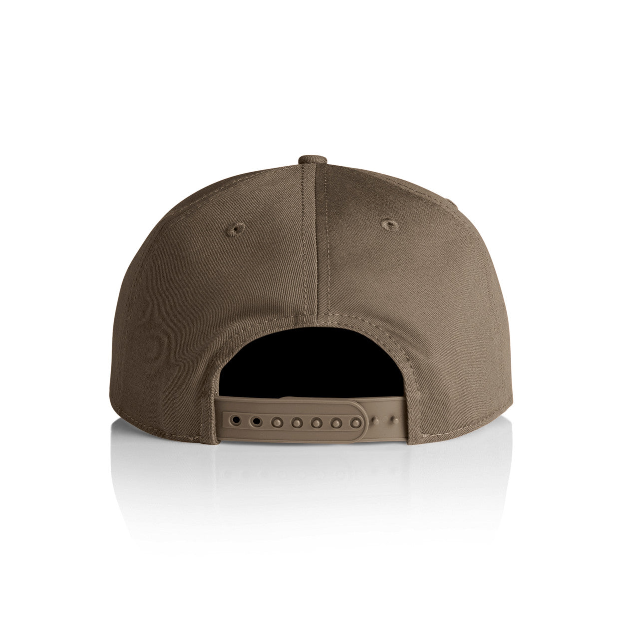 Stock 7-panel Cap - WALNUT - BACK