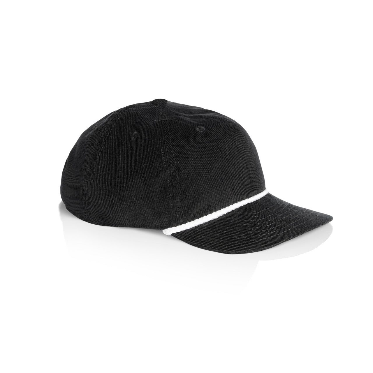 Class Cord Rope Cap - BLACK_WHITE - SIDE
