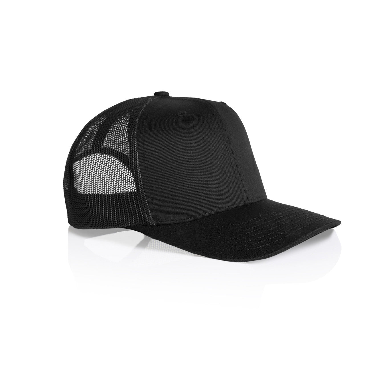 Mesh Trucker Cap - BLACK - SIDE