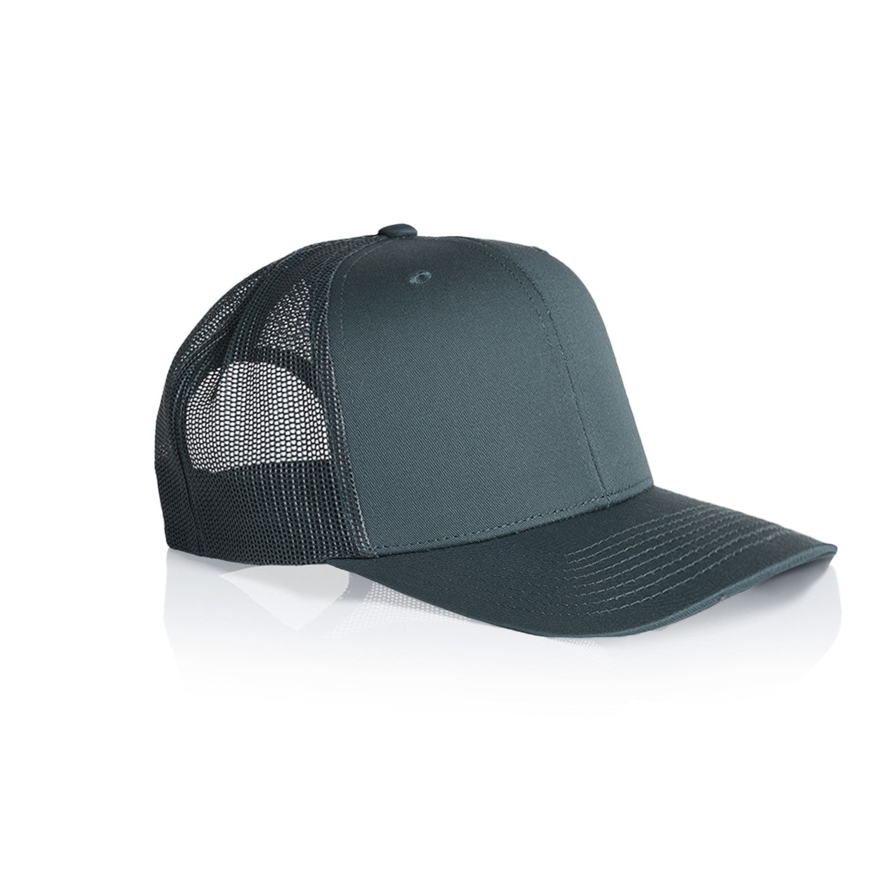 Mesh Trucker Cap - PETROL_BLUE - SIDE