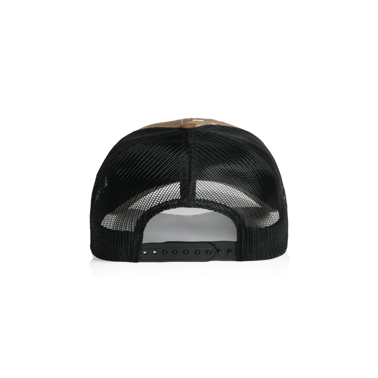 Mesh Contrast Camo Cap - DESERT CAMO/BLACK - BACK