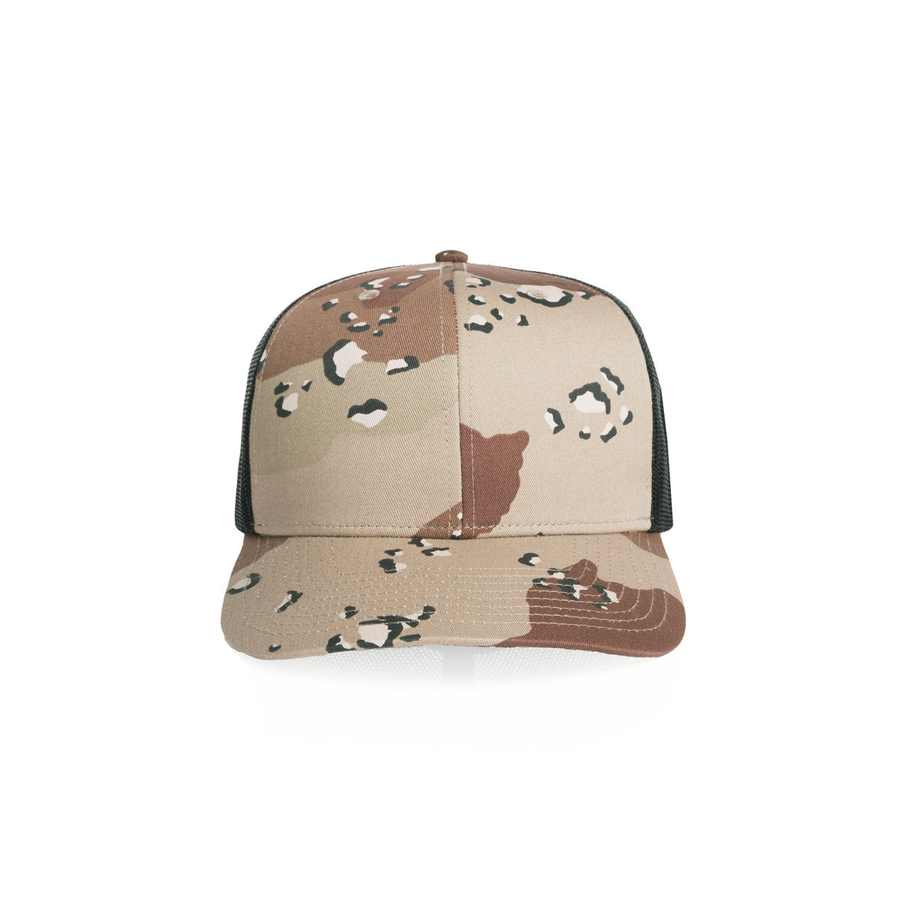 Mesh Contrast Camo Cap - Desert Camo/Black