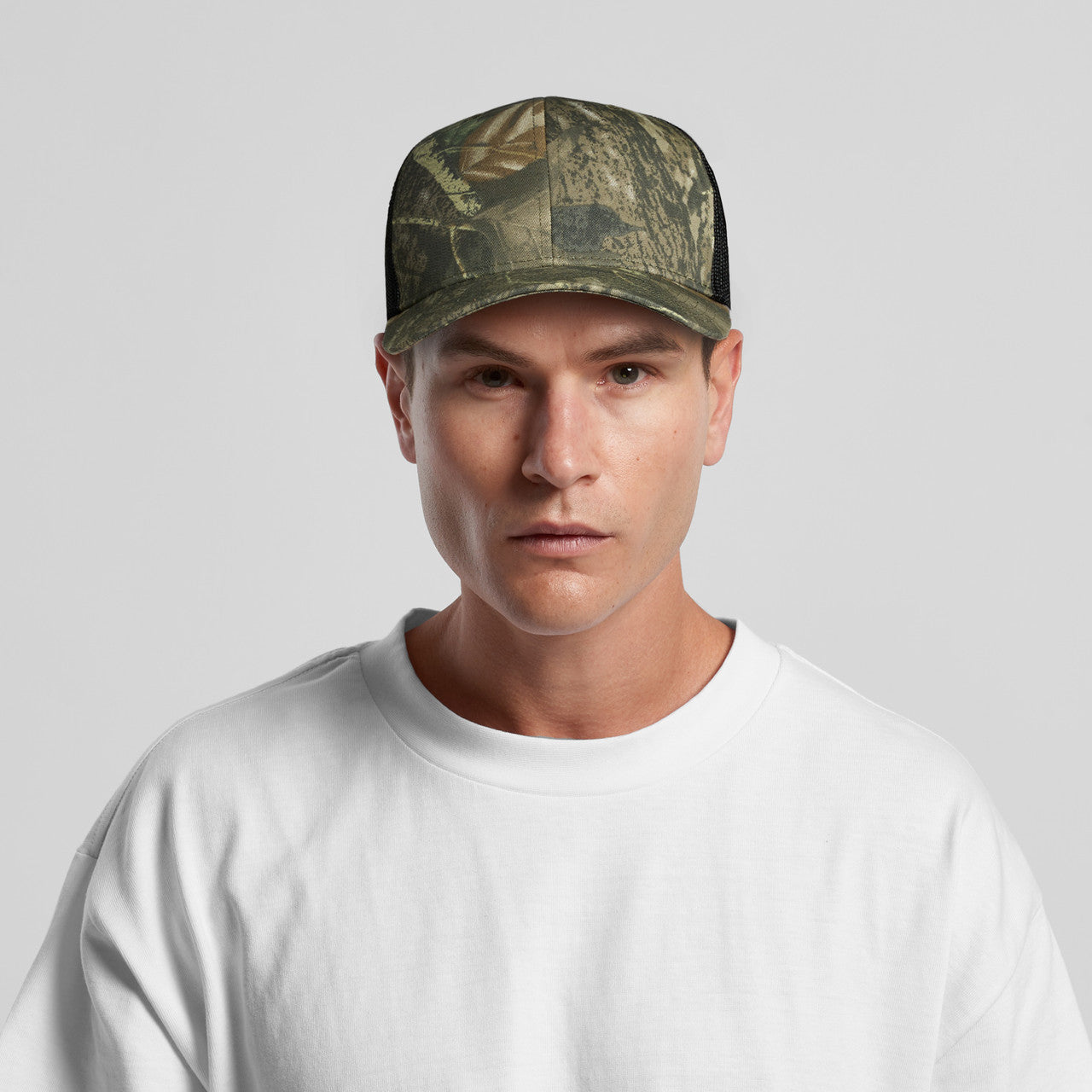 Mesh Contrast Camo Cap - TURN