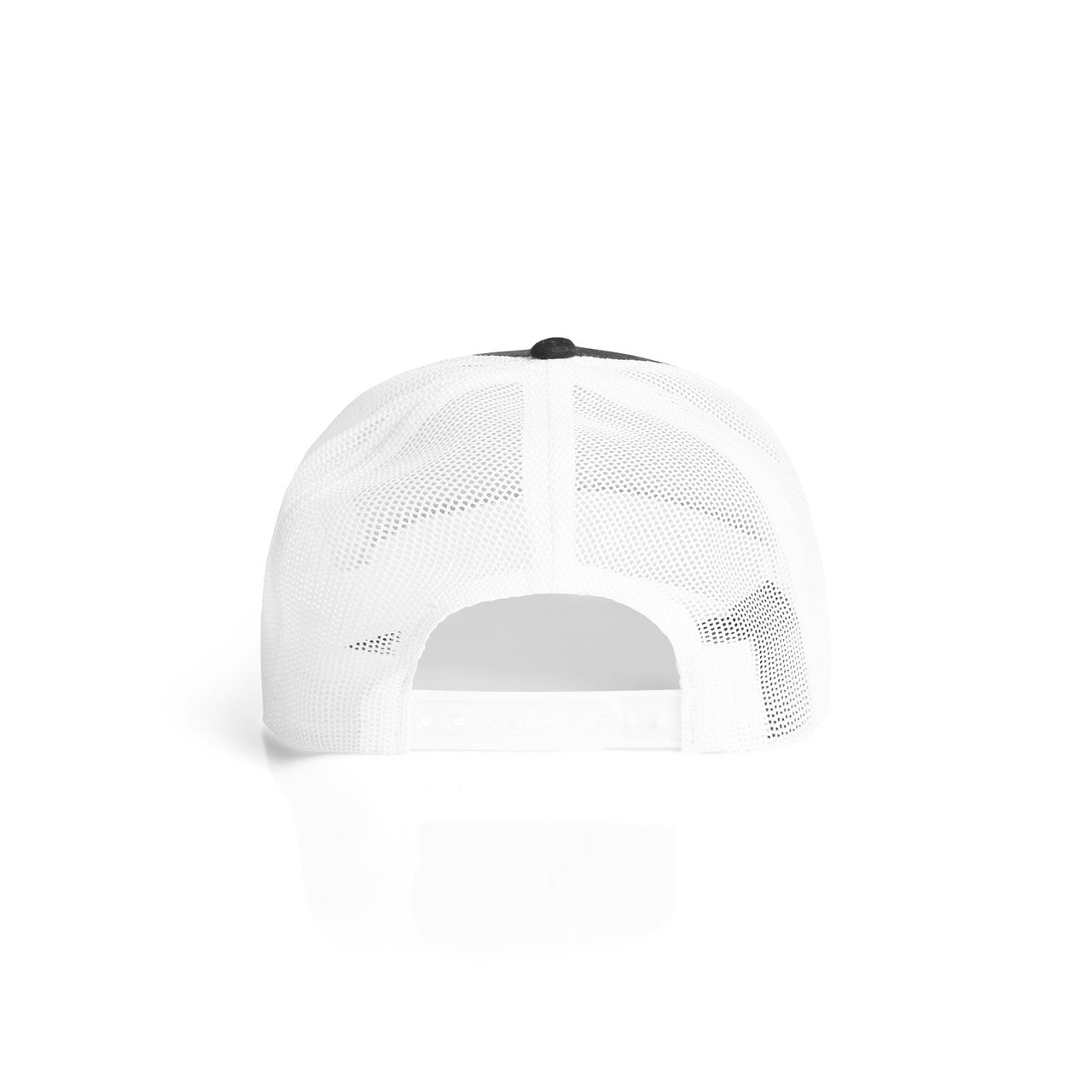 Mesh Contrast Trucker Cap - BLACK/WHITE - BACK