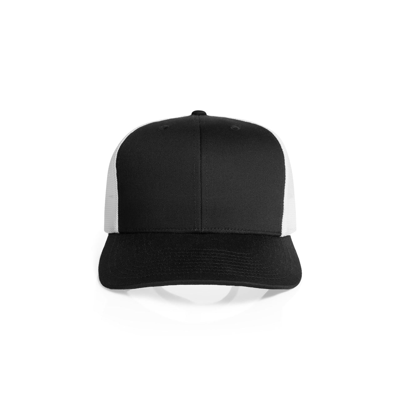 Mesh Contrast Trucker Cap - Black/White