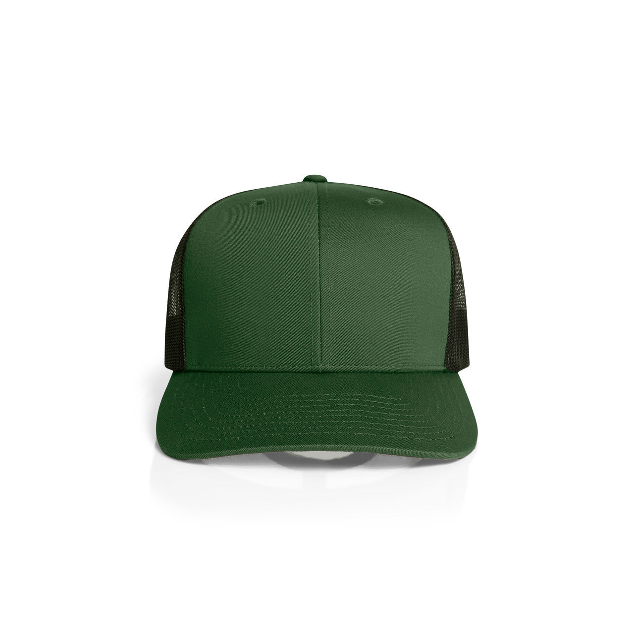 Mesh Contrast Trucker Cap - Forest/Black