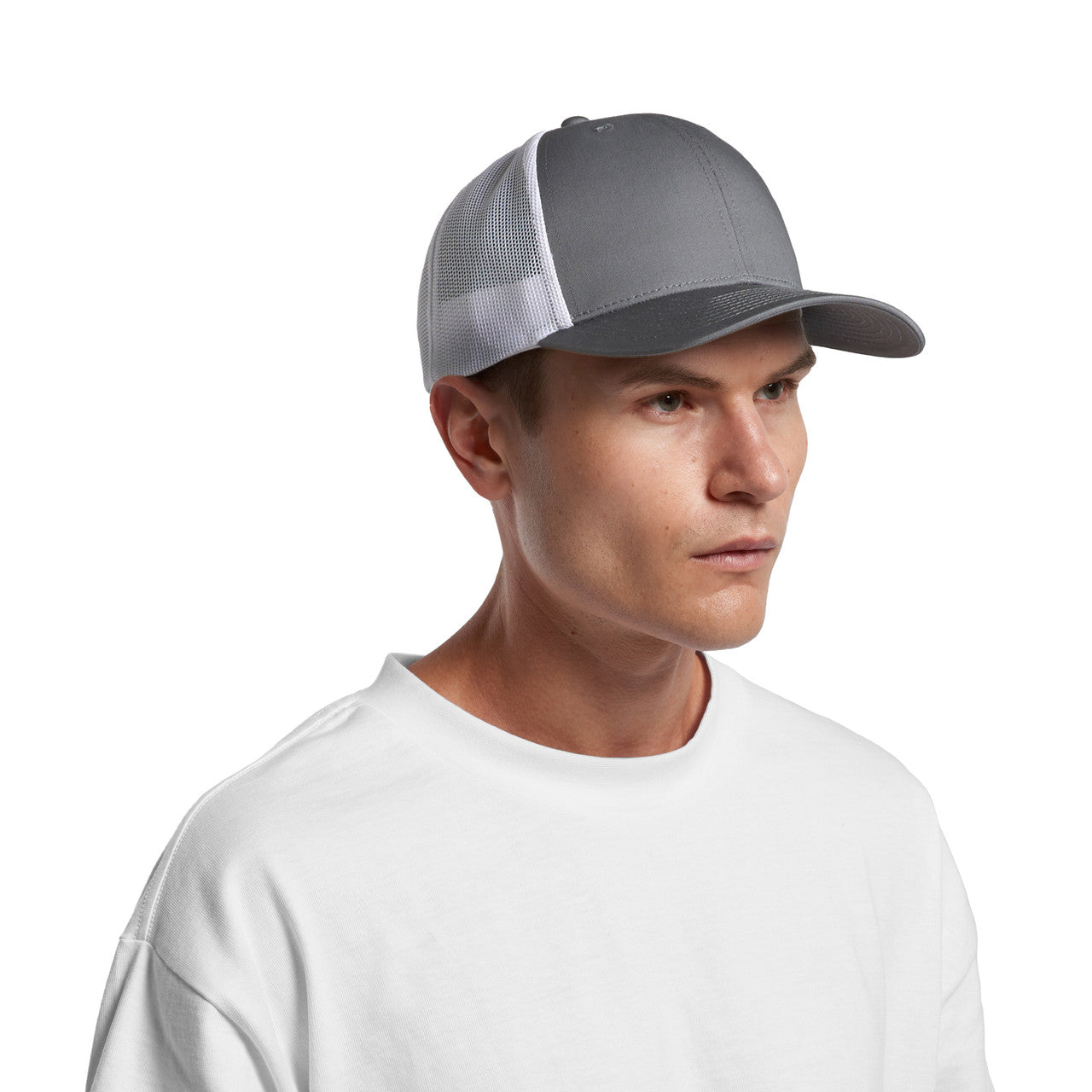 Mesh Contrast Trucker Cap - FRONT