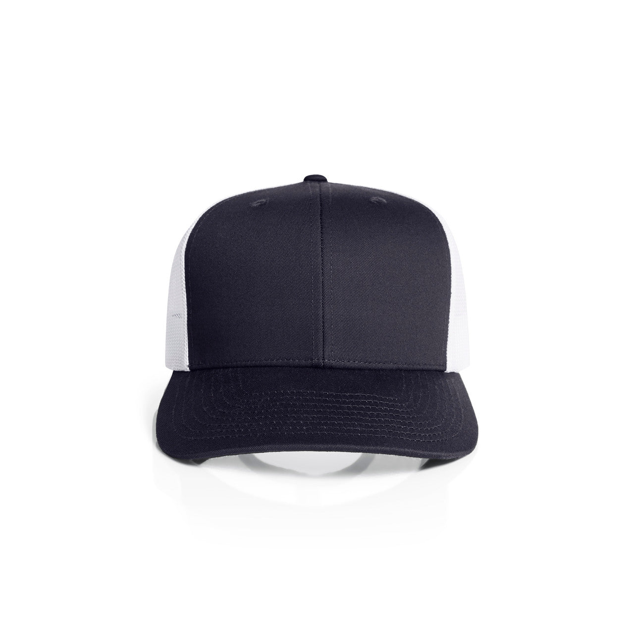 Mesh Contrast Trucker Cap - Ink Blue/White