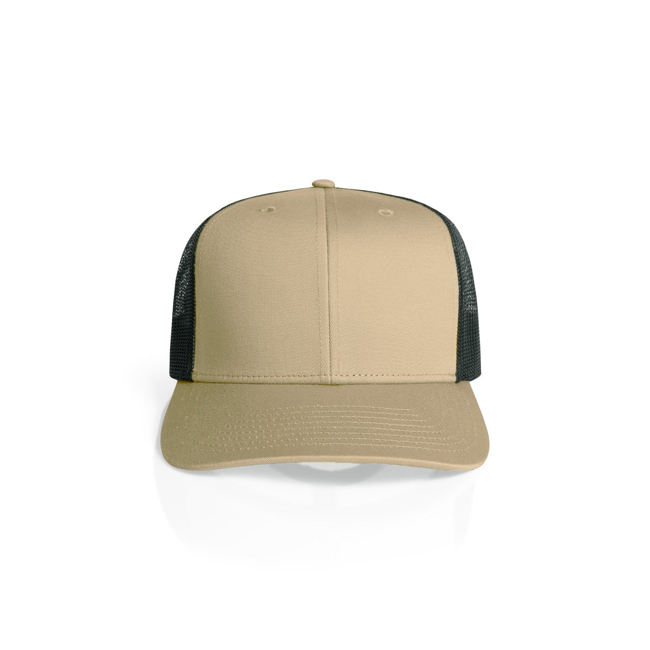 Mesh Contrast Trucker Cap - Khaki/Black