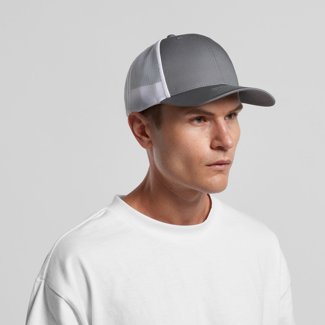 Mesh Contrast Trucker Cap - MAIN