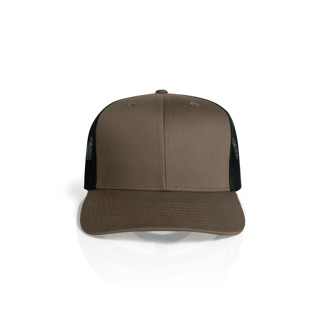 Mesh Contrast Trucker Cap - Walnut/Black