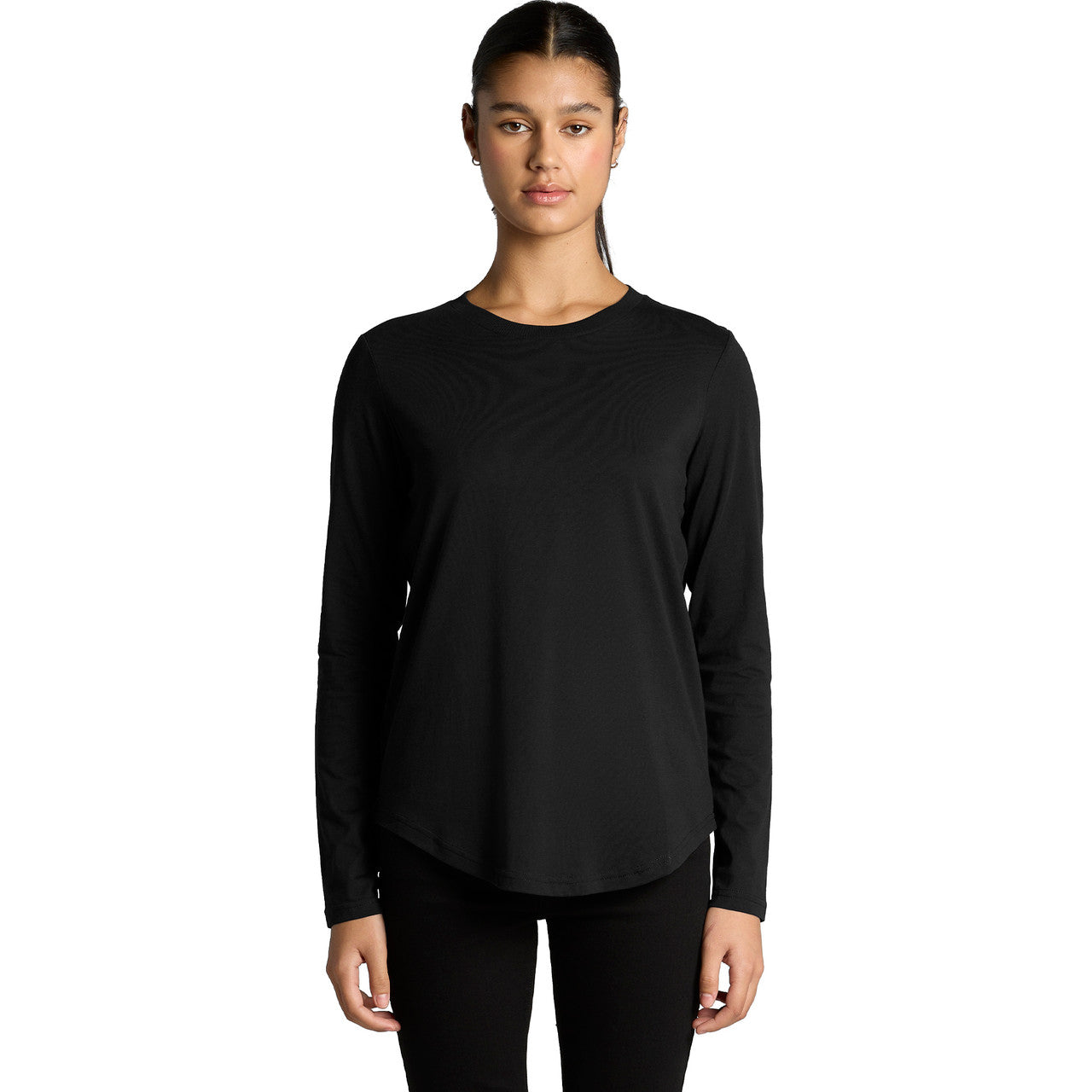 Wo's Maple Curve L/S Tee – Long Sleeve Tee - FRONT