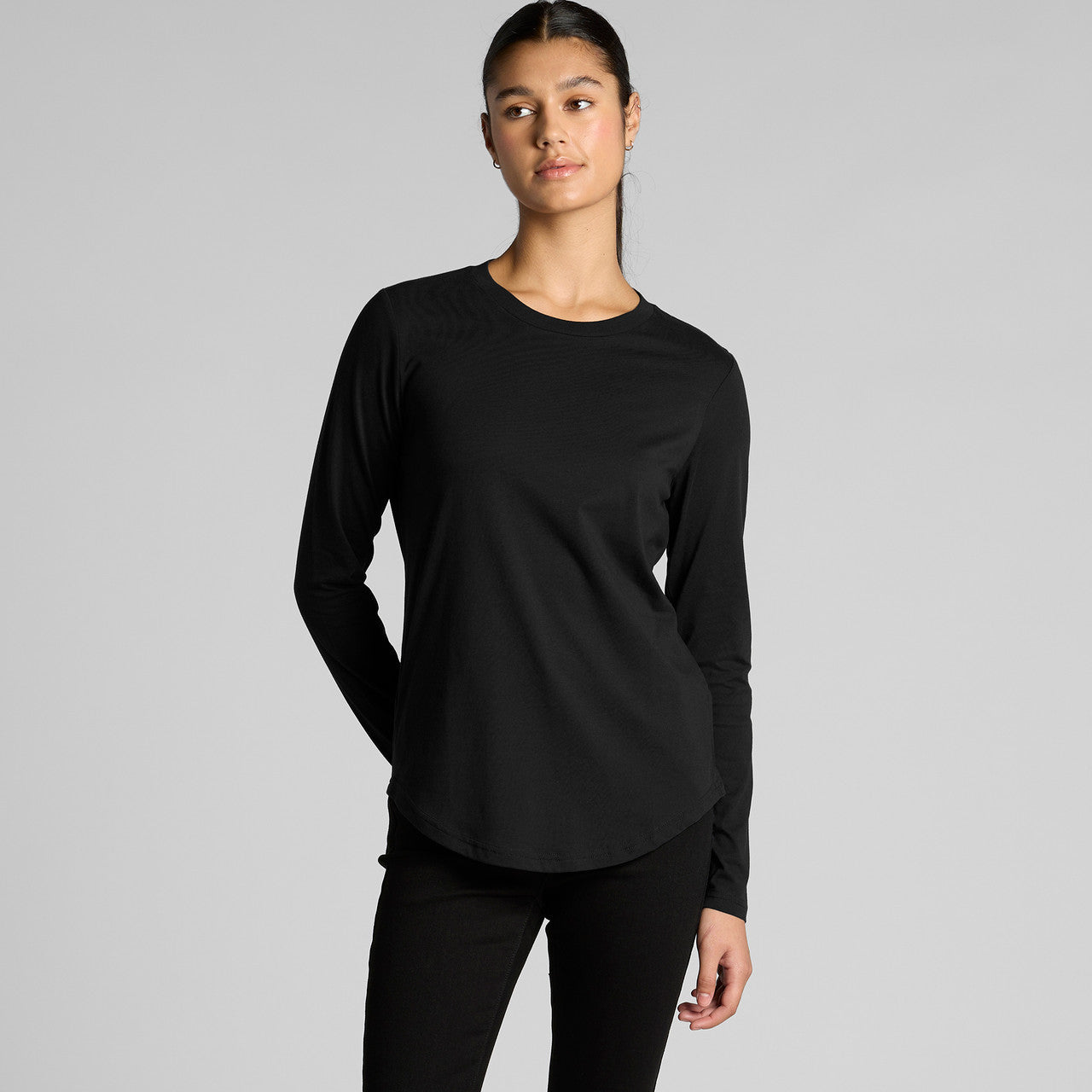 Wo's Maple Curve L/S Tee – Long Sleeve Tee - BACK