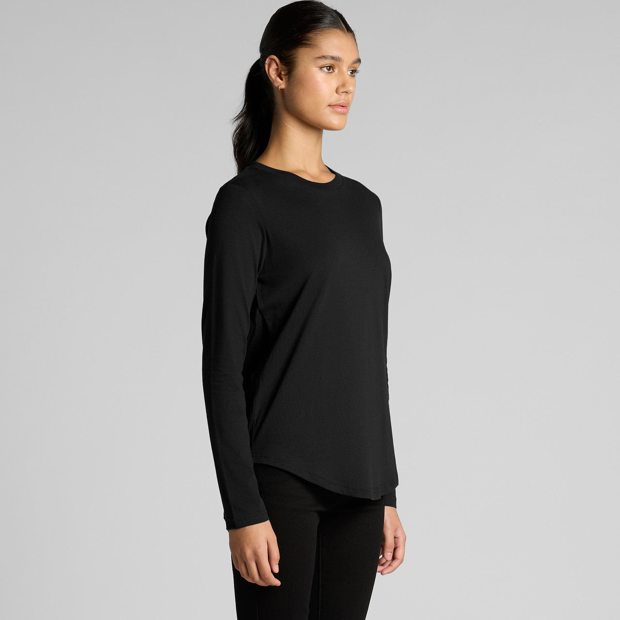 Wo's Maple Curve L/S Tee – Long Sleeve Tee - TURN