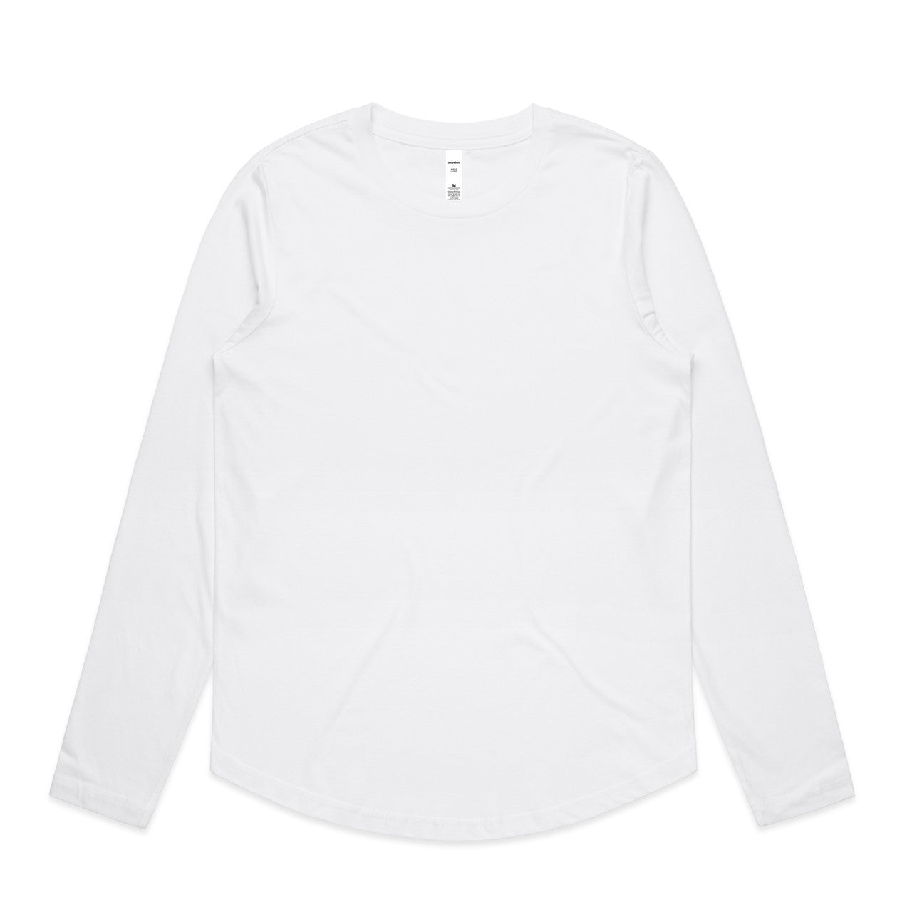 Wo's Maple Curve L/S Tee – Long Sleeve Tee - White