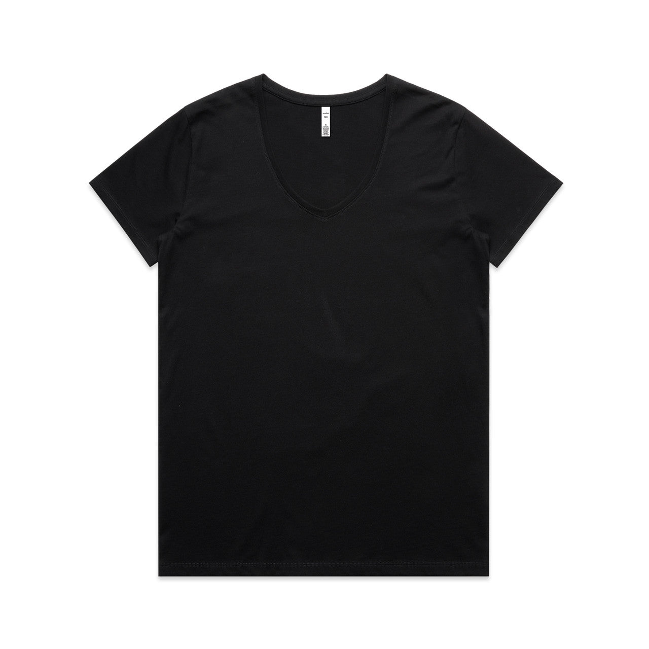 Wo's Maple V Neck Tee – T-Shirt - Black