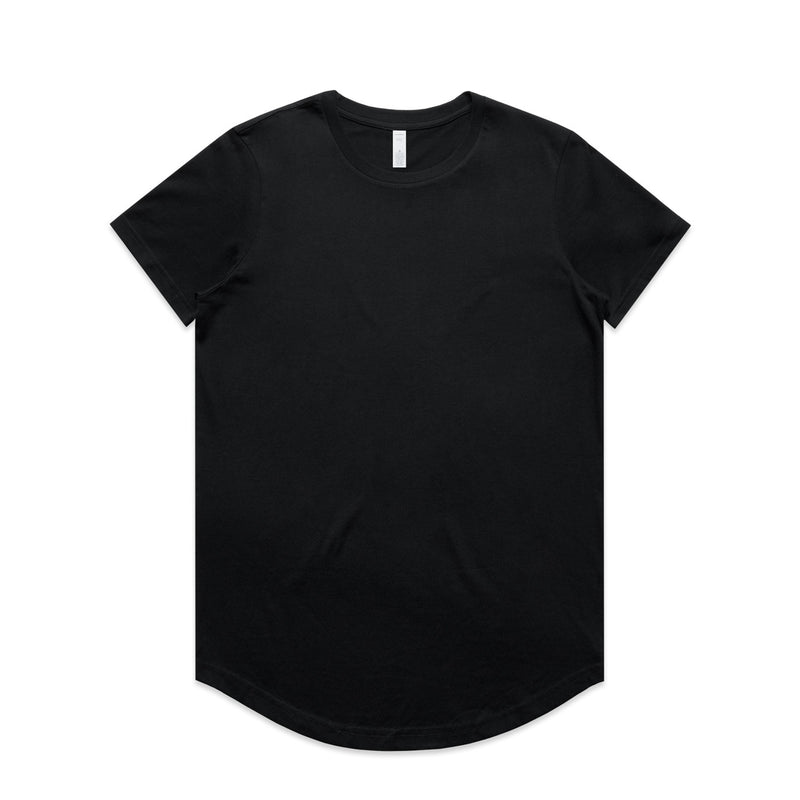Wo's Maple Curve Tee – T-Shirt - Black