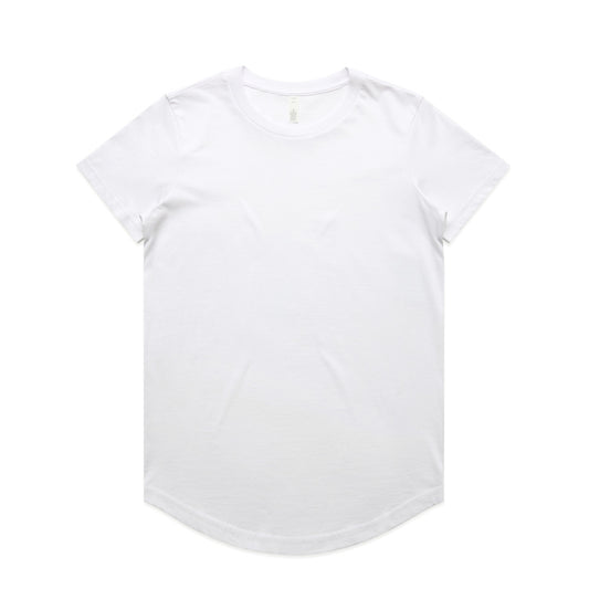 Wo's Maple Curve Tee – T-Shirt - White