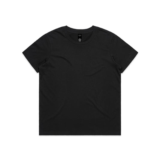 Wo's Maple Minus Tee [-8cm] 4025 – T-Shirt - Black