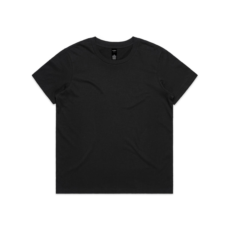 Wo's Maple Minus Tee [-8cm] 4025 – T-Shirt - Black