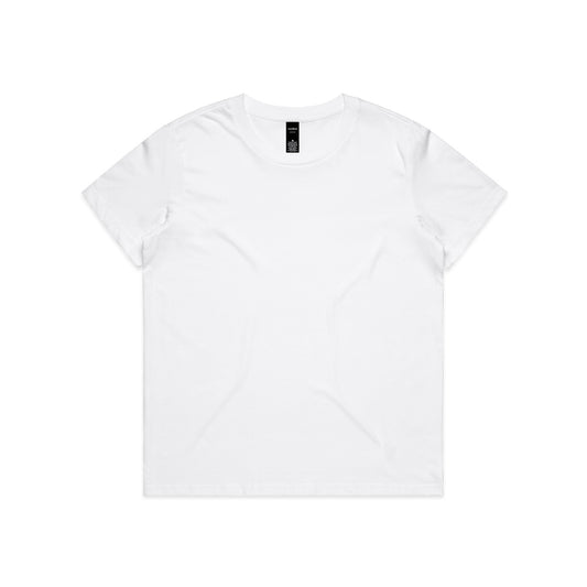 Wo's Maple Minus Tee [-8cm] 4025 – T-Shirt - White