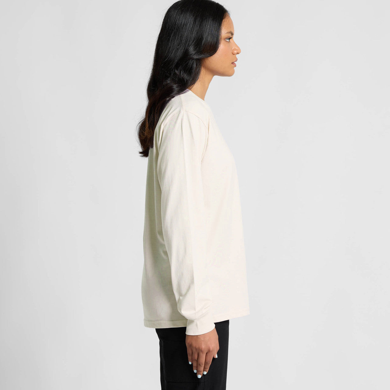 Wo's Classic L/S Tee – Long Sleeve Tee - SIDE