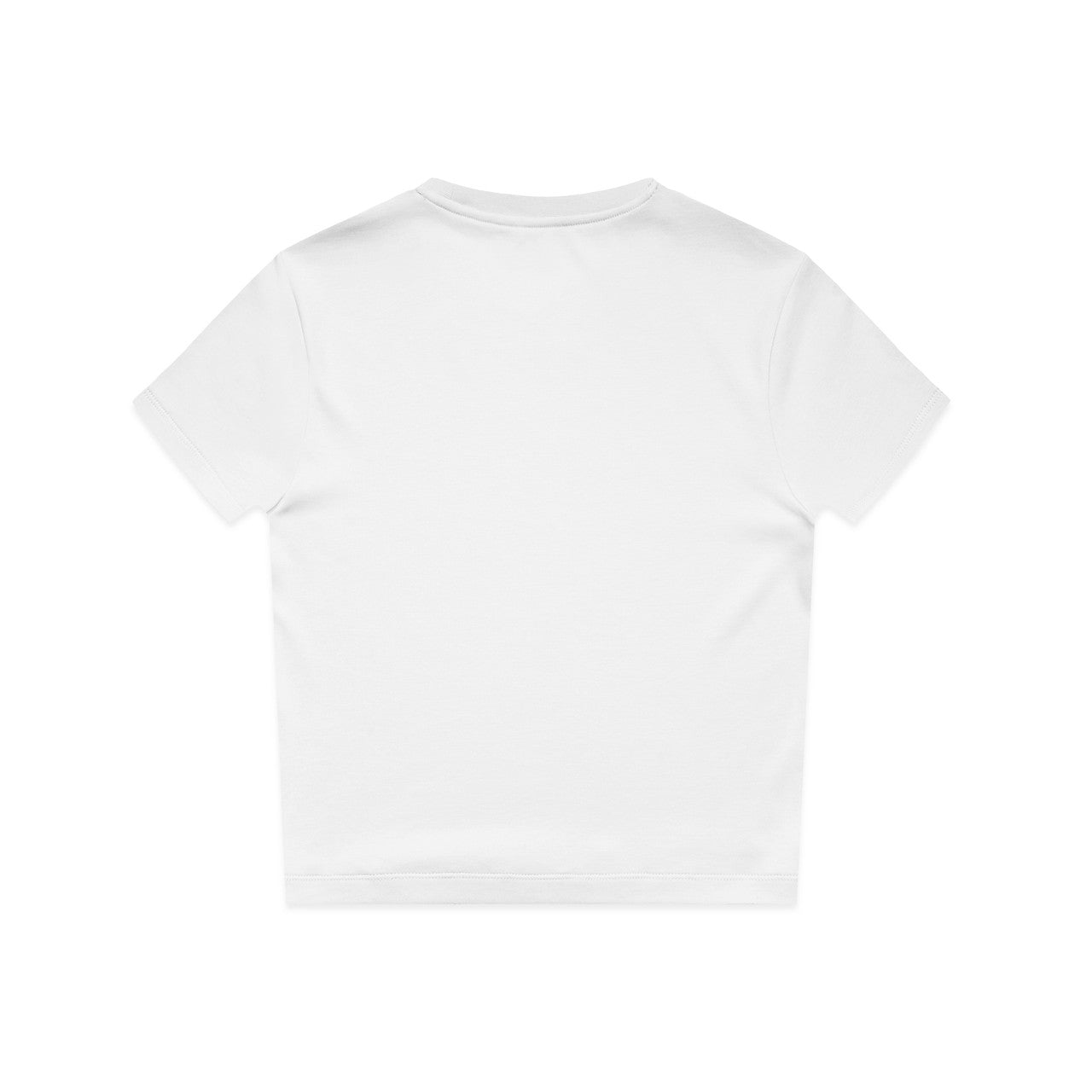 Wo's Mini Tee – T-Shirt - WHITE - BACK