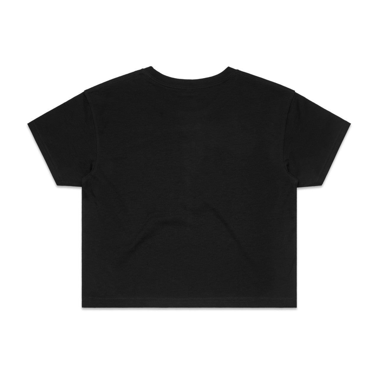 Wo's Crop Tee – T-Shirt - BLACK - BACK