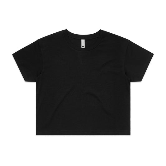 Wo's Crop Tee – T-Shirt - Black