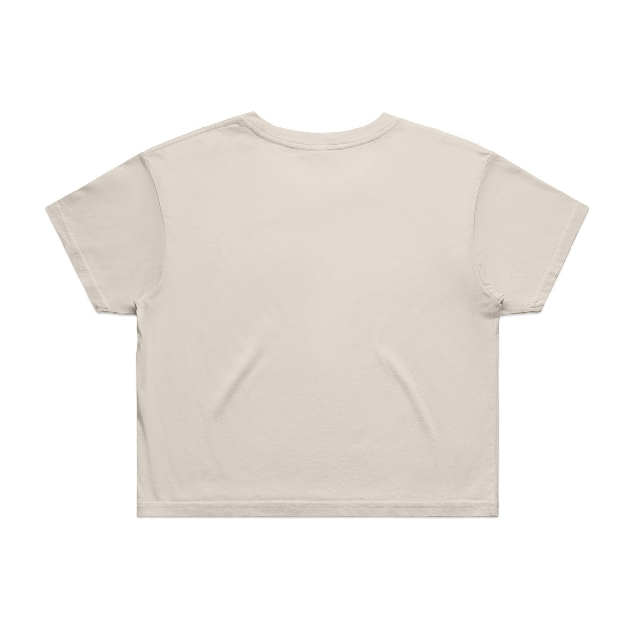 Wo's Crop Tee – T-Shirt - BONE - BACK