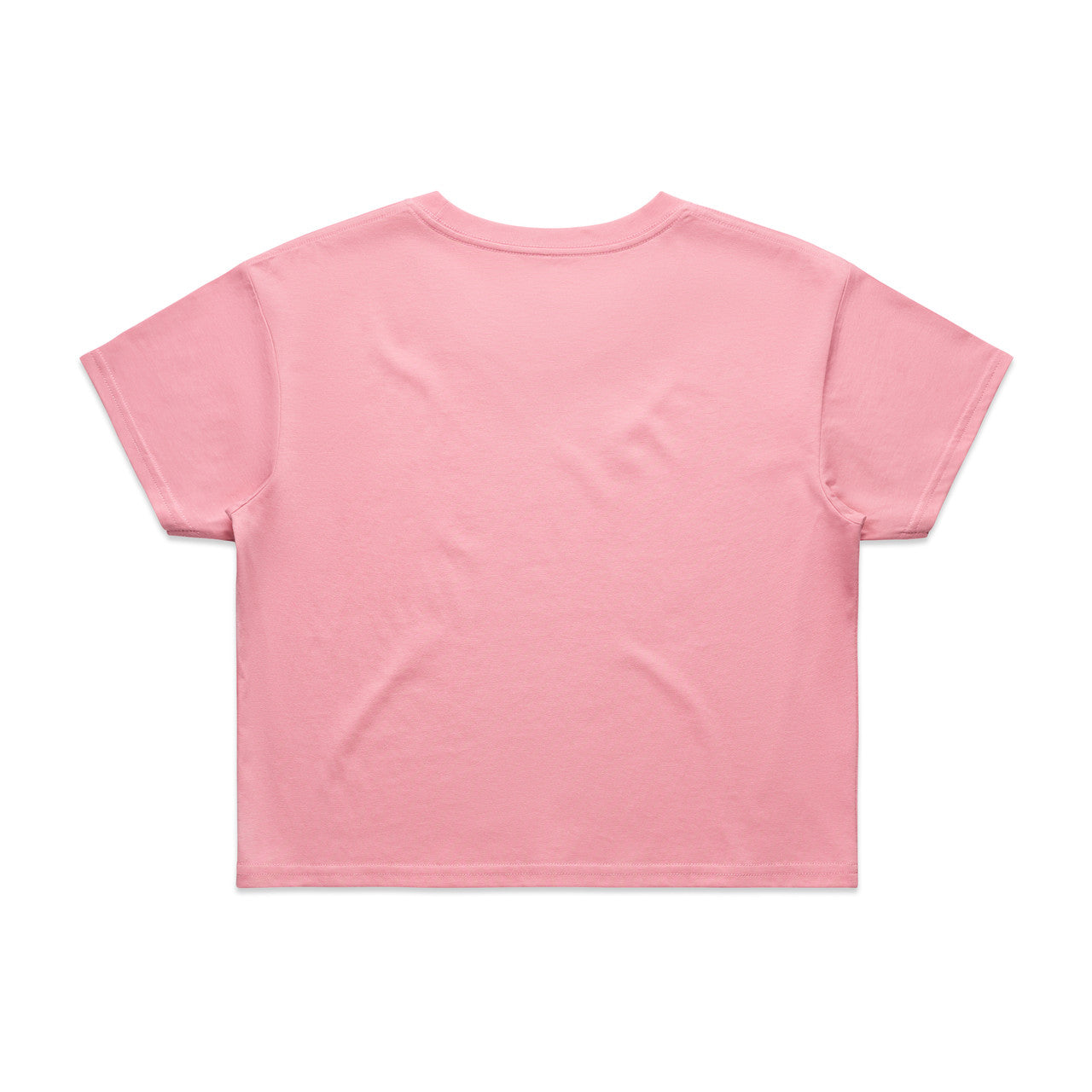 Wo's Crop Tee – T-Shirt - BUBBLEGUM - BACK
