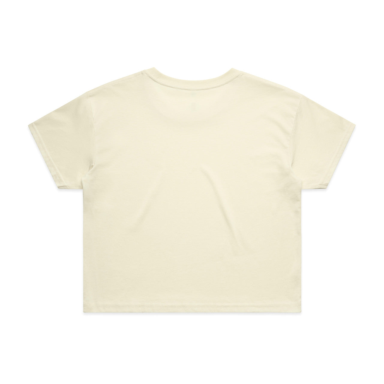 Wo's Crop Tee – T-Shirt - BUTTER - BACK