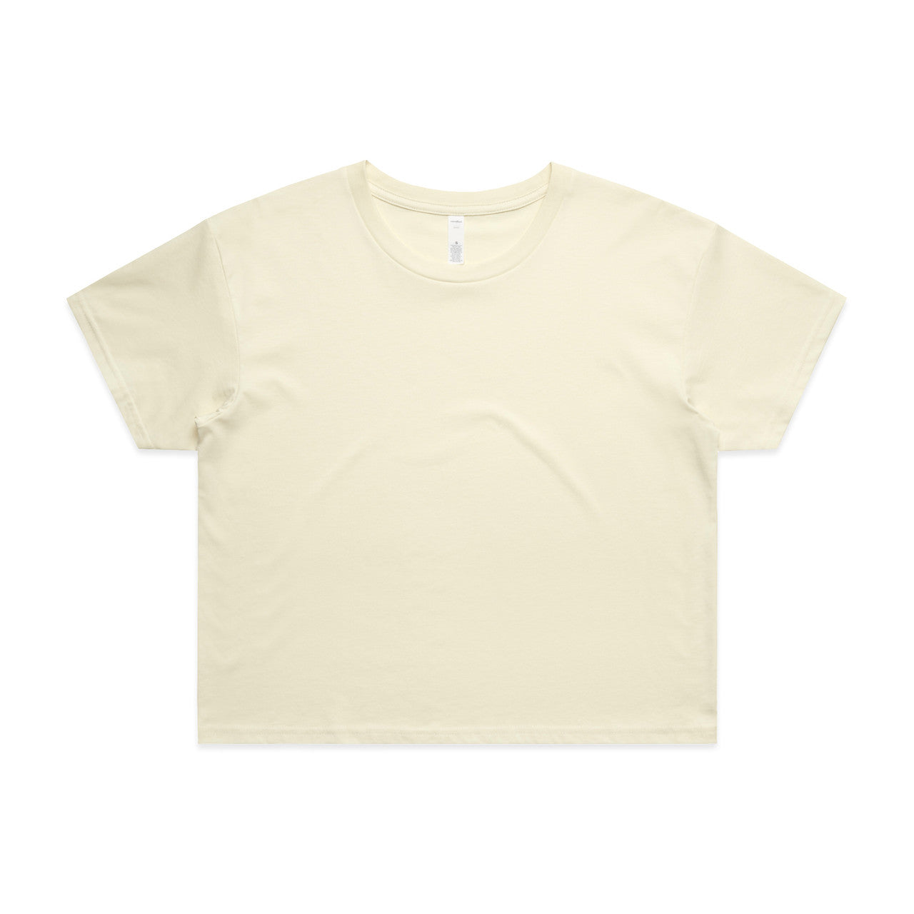 Wo's Crop Tee – T-Shirt - Butter