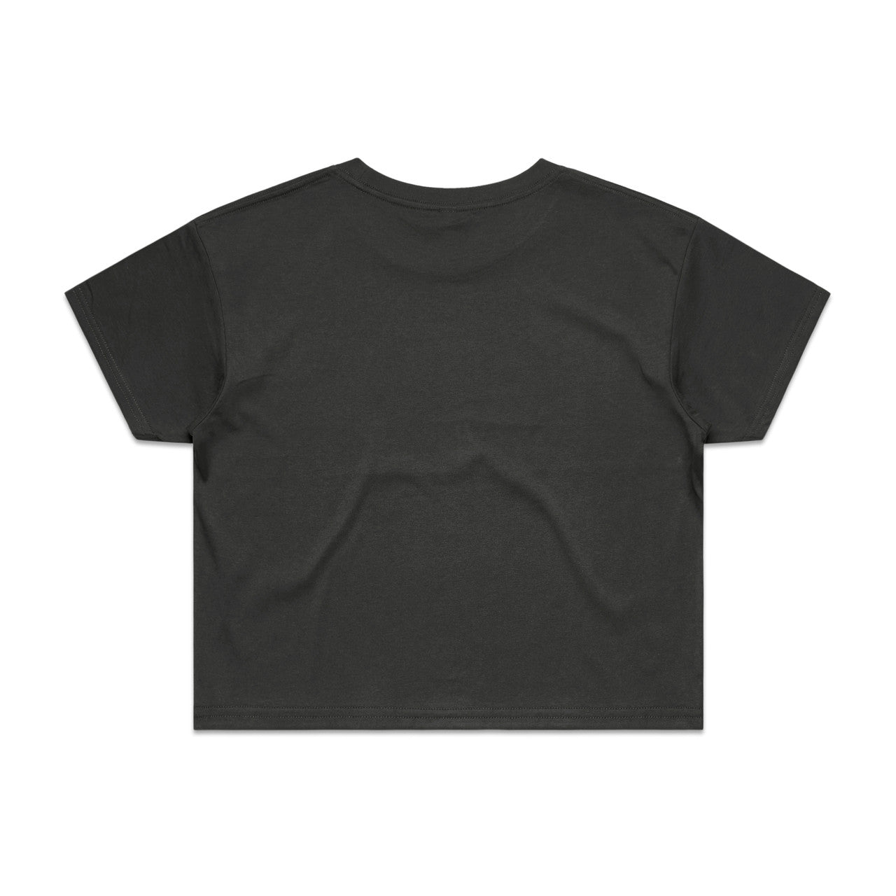 Wo's Crop Tee – T-Shirt - COAL - BACK