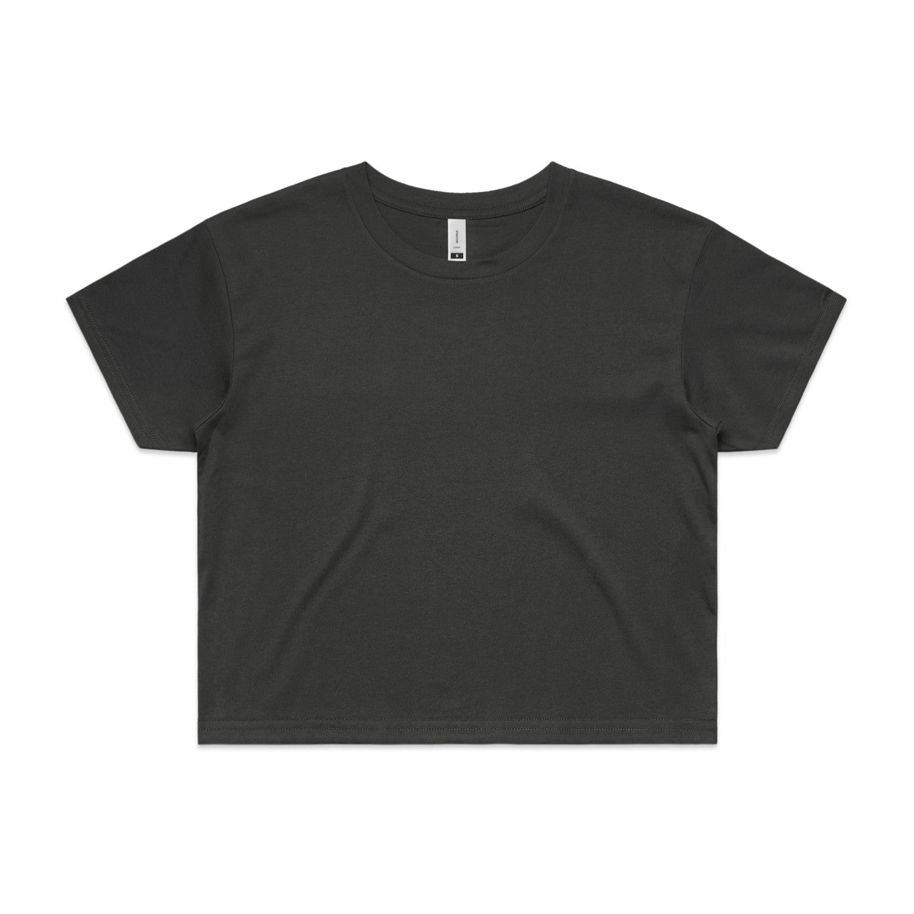 Wo's Crop Tee – T-Shirt - Coal