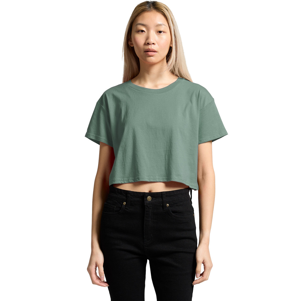 Wo's Crop Tee – T-Shirt - FRONT