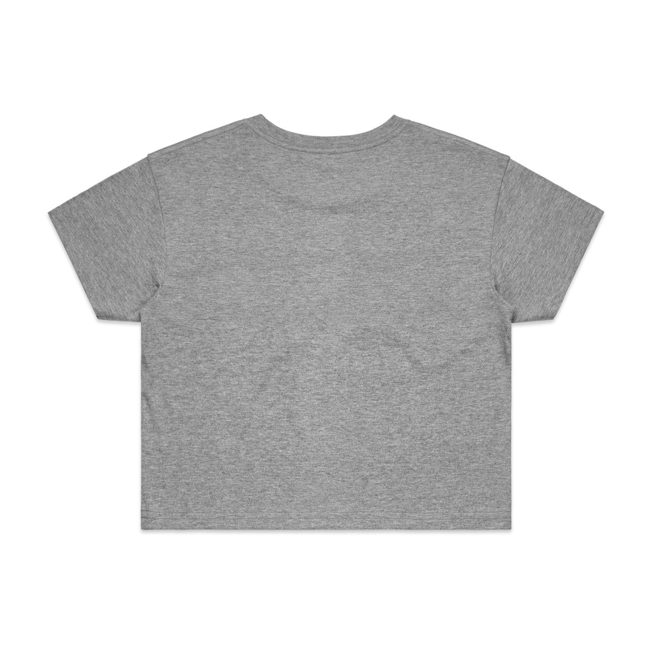 Wo's Crop Tee – T-Shirt - ATHLETIC HEATHER - BACK