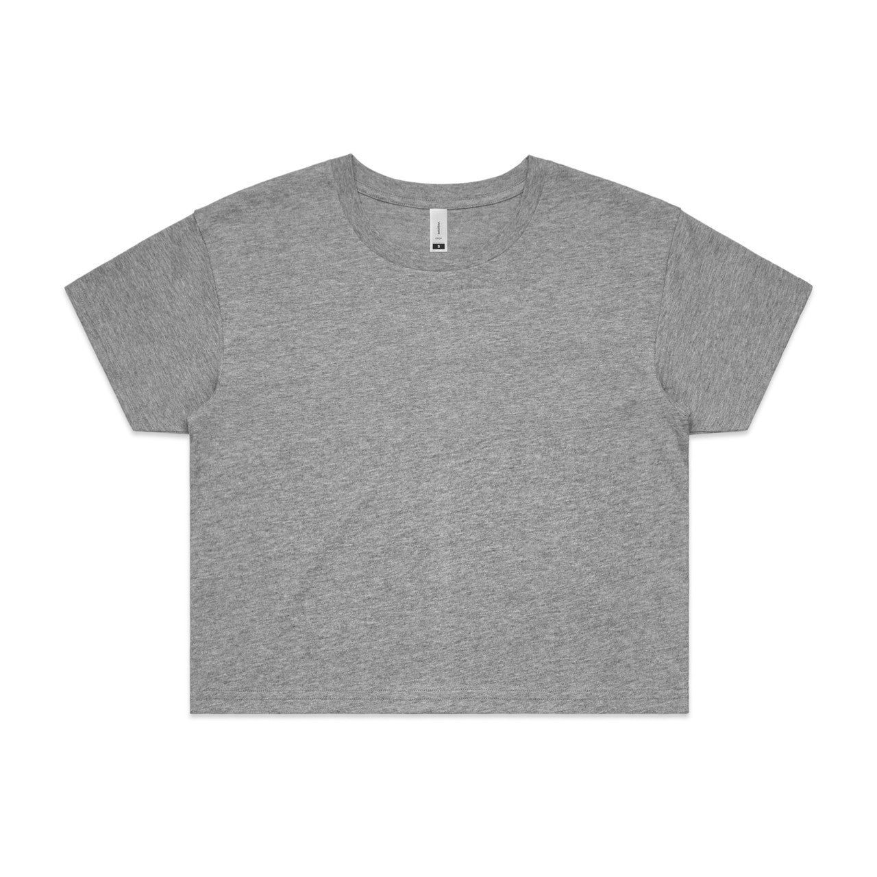 Wo's Crop Tee – T-Shirt - ATHLETIC HEATHER