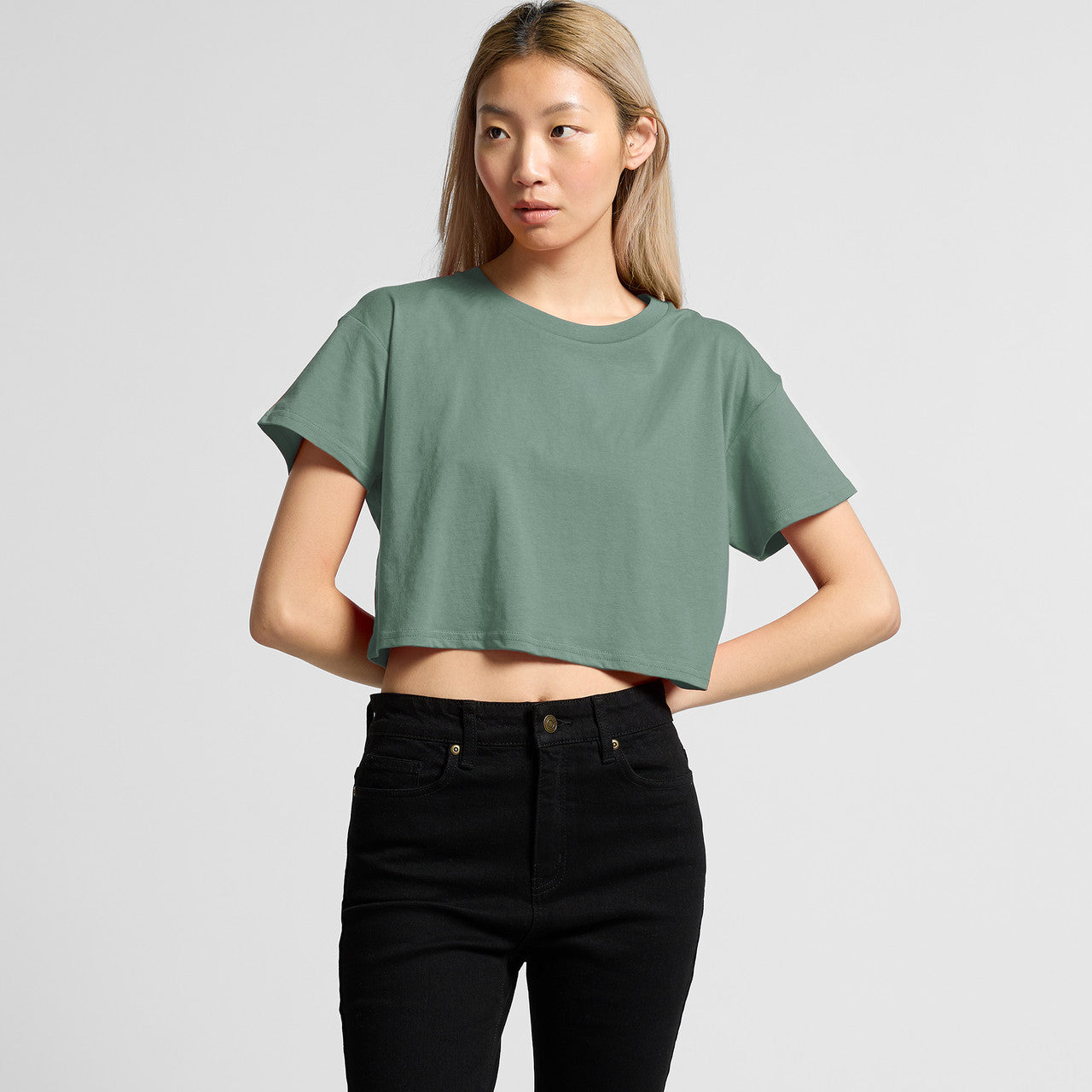 Wo's Crop Tee – T-Shirt - BACK