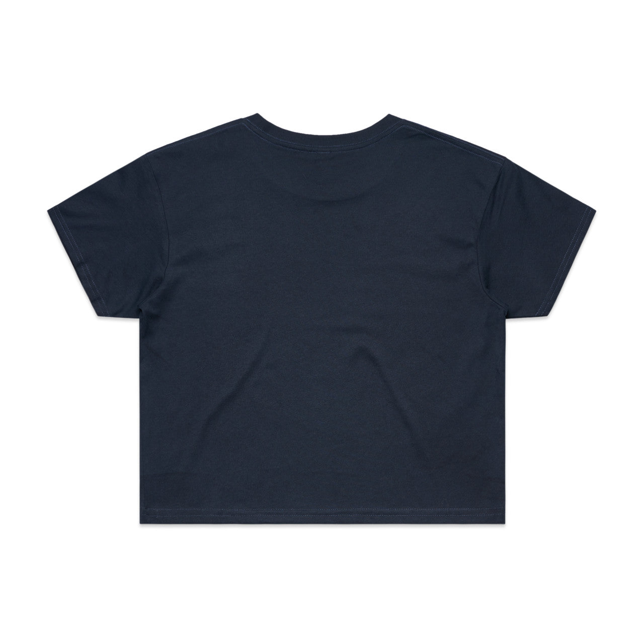 Wo's Crop Tee – T-Shirt - NAVY - BACK