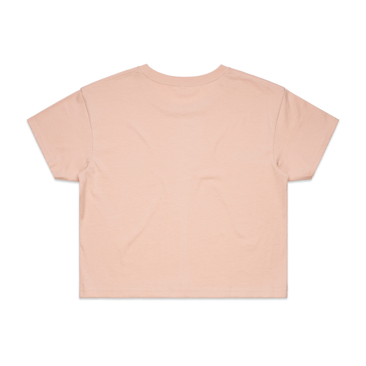 Wo's Crop Tee – T-Shirt - PALE PINK - BACK