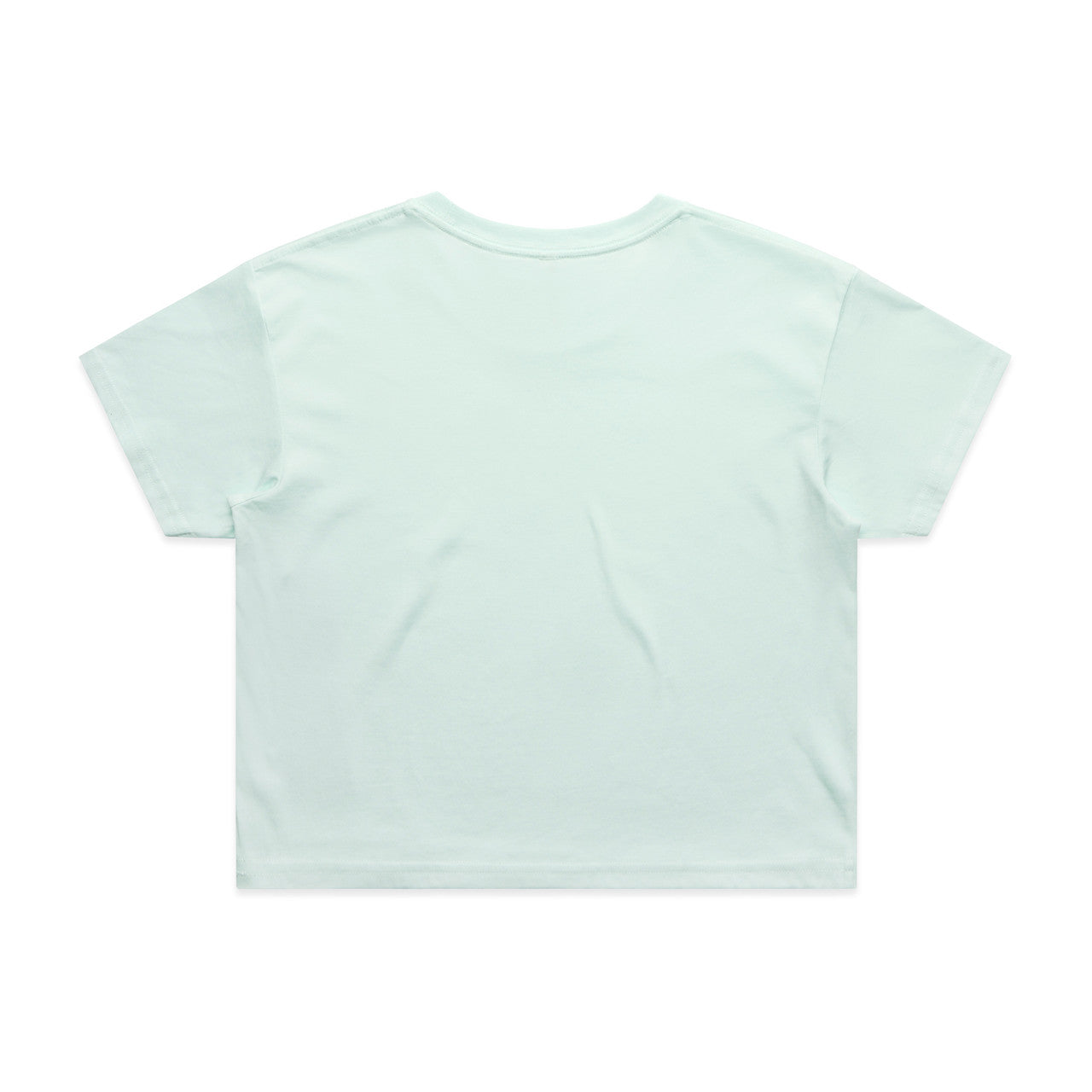 Wo's Crop Tee – T-Shirt - SEAFOAM - BACK