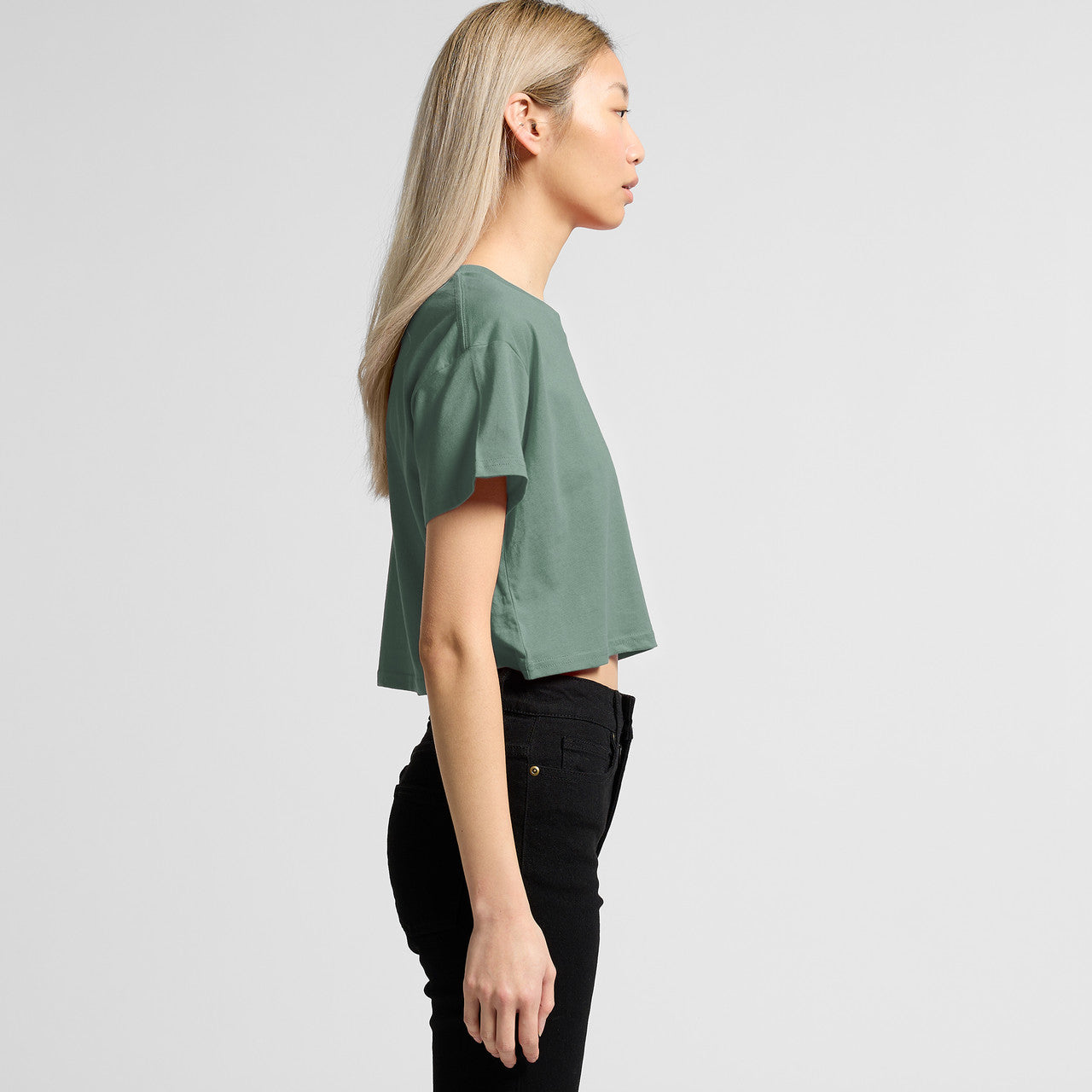 Wo's Crop Tee – T-Shirt - SIDE