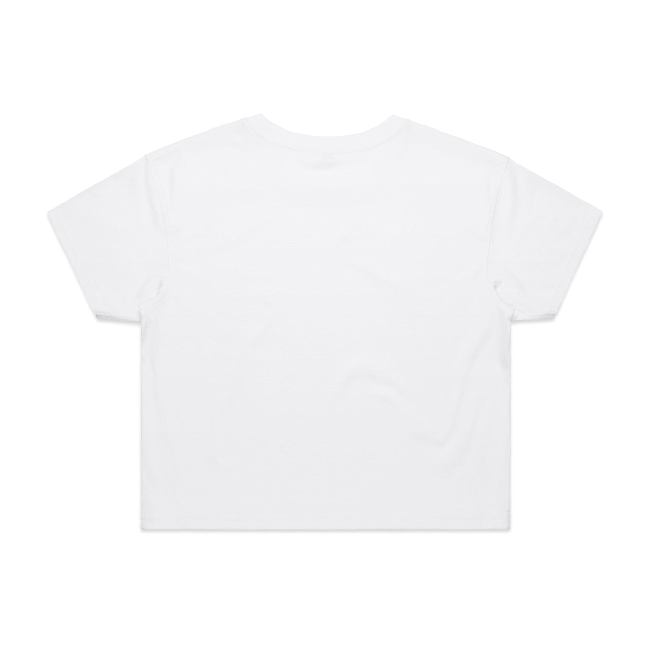 Wo's Crop Tee – T-Shirt - WHITE - BACK