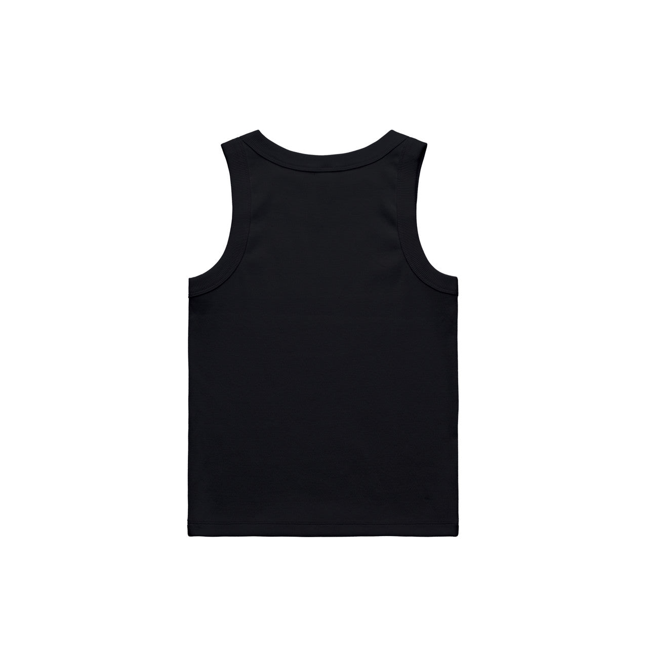 Wo's Organic Rib Tank – Tank Top - BLACK - BACK