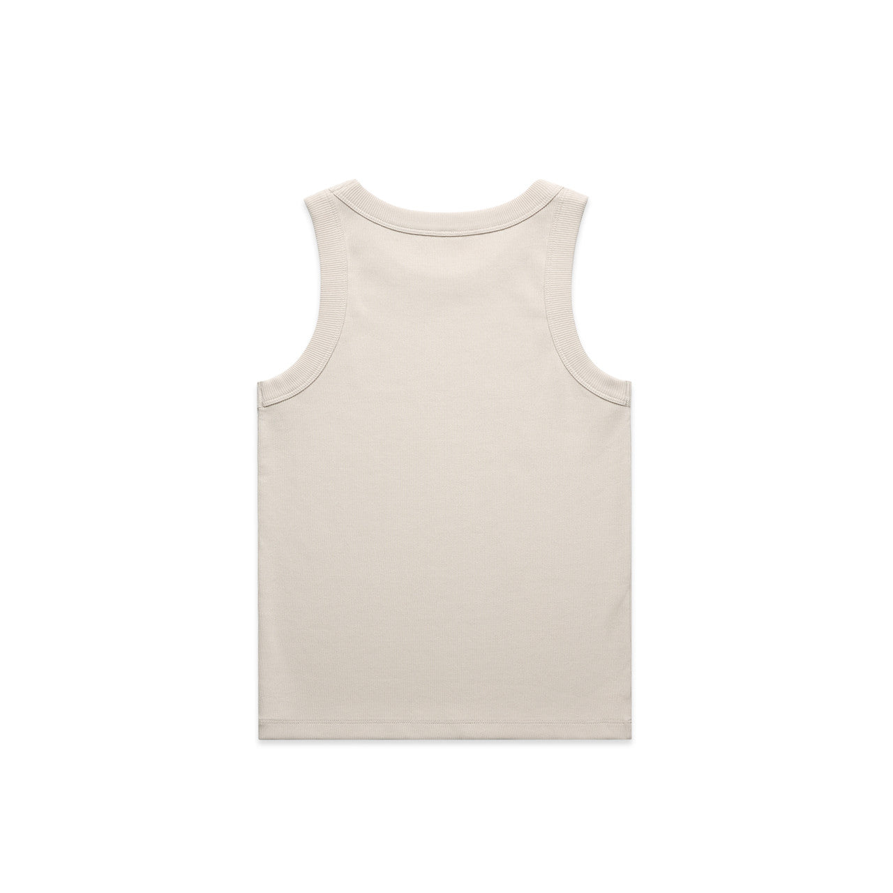 Wo's Organic Rib Tank – Tank Top - BONE - BACK