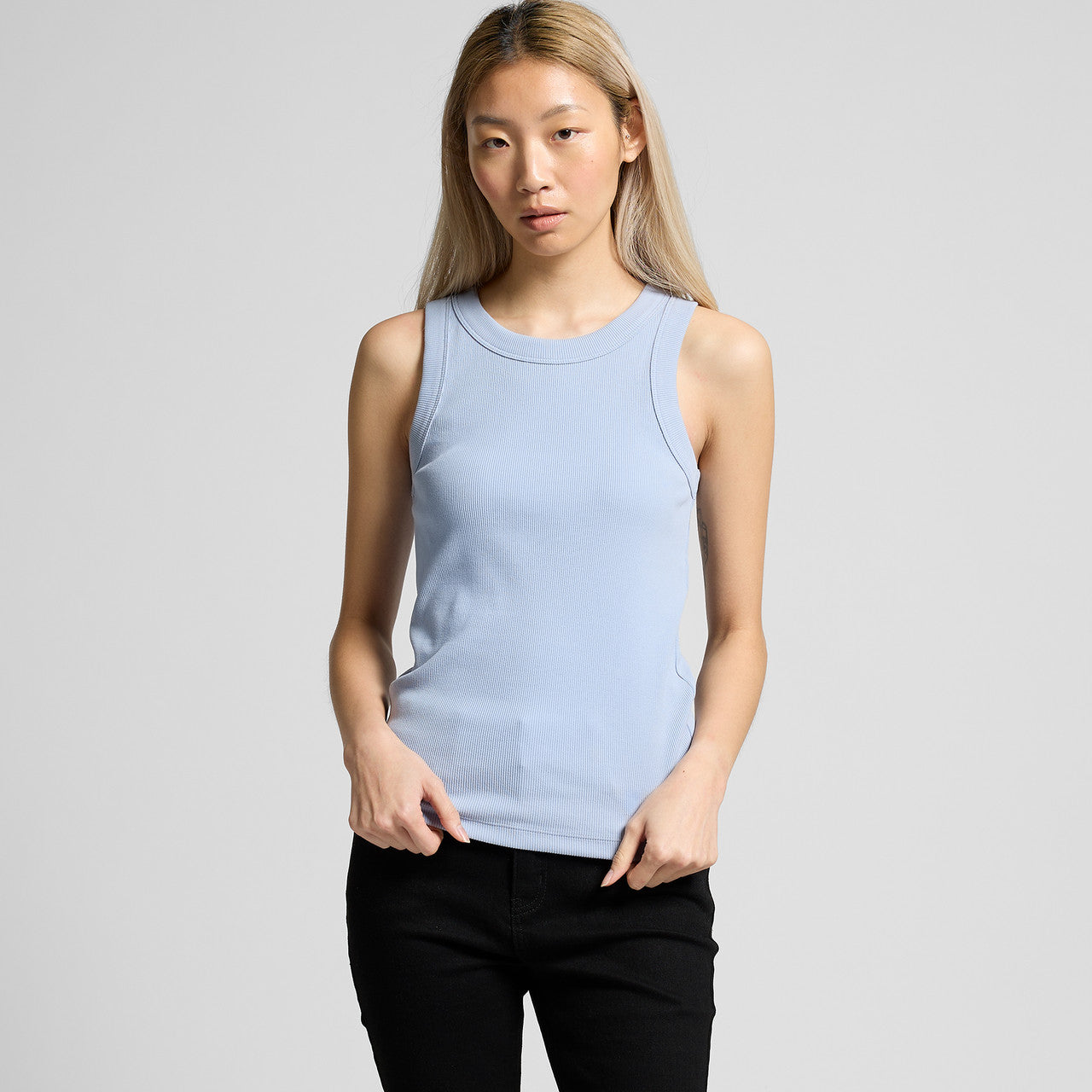 Wo's Organic Rib Tank – Tank Top - BACK