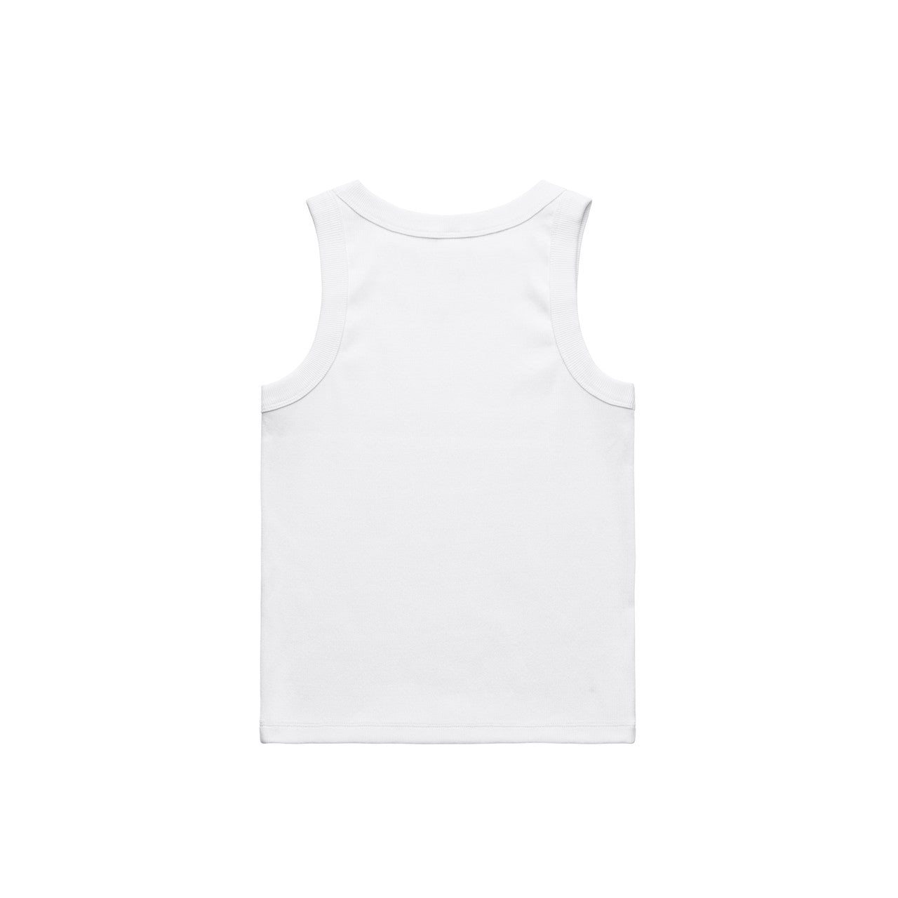 Wo's Organic Rib Tank – Tank Top - WHITE - BACK