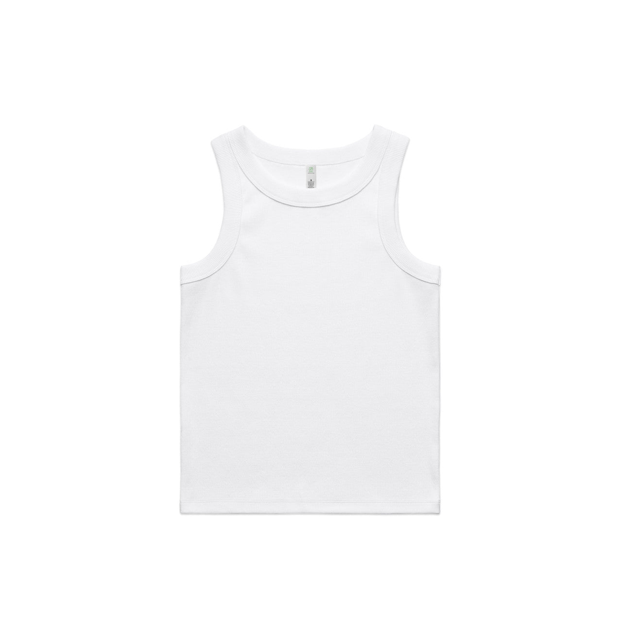 Wo's Organic Rib Tank – Tank Top - White